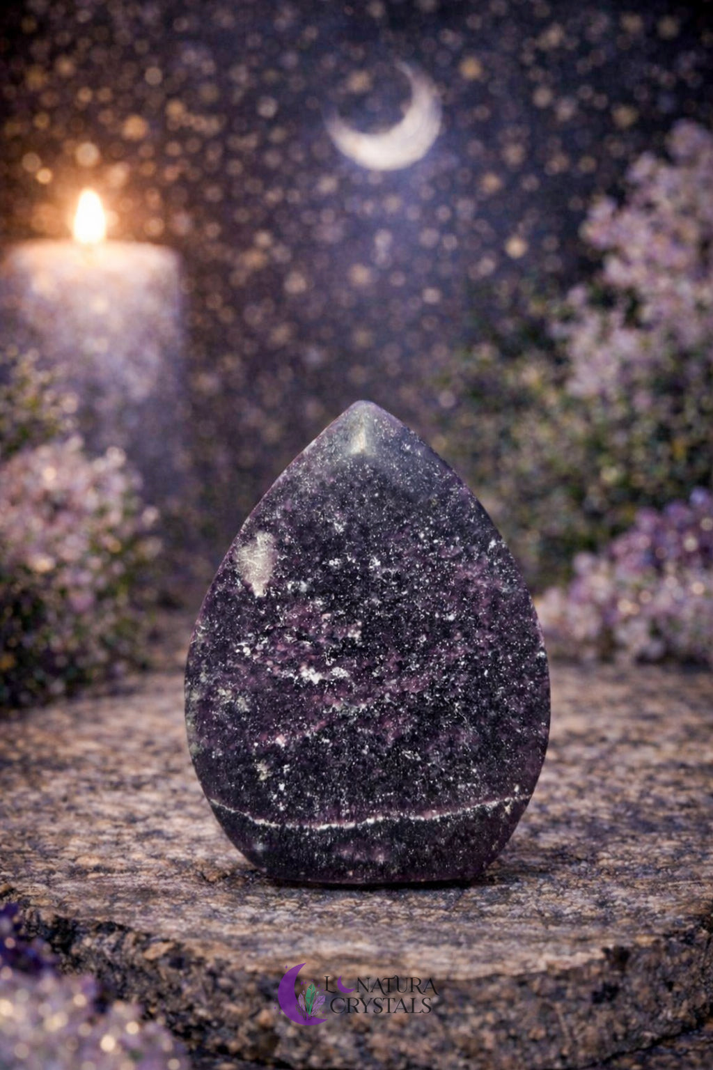 "Freeform" de Lepidolita