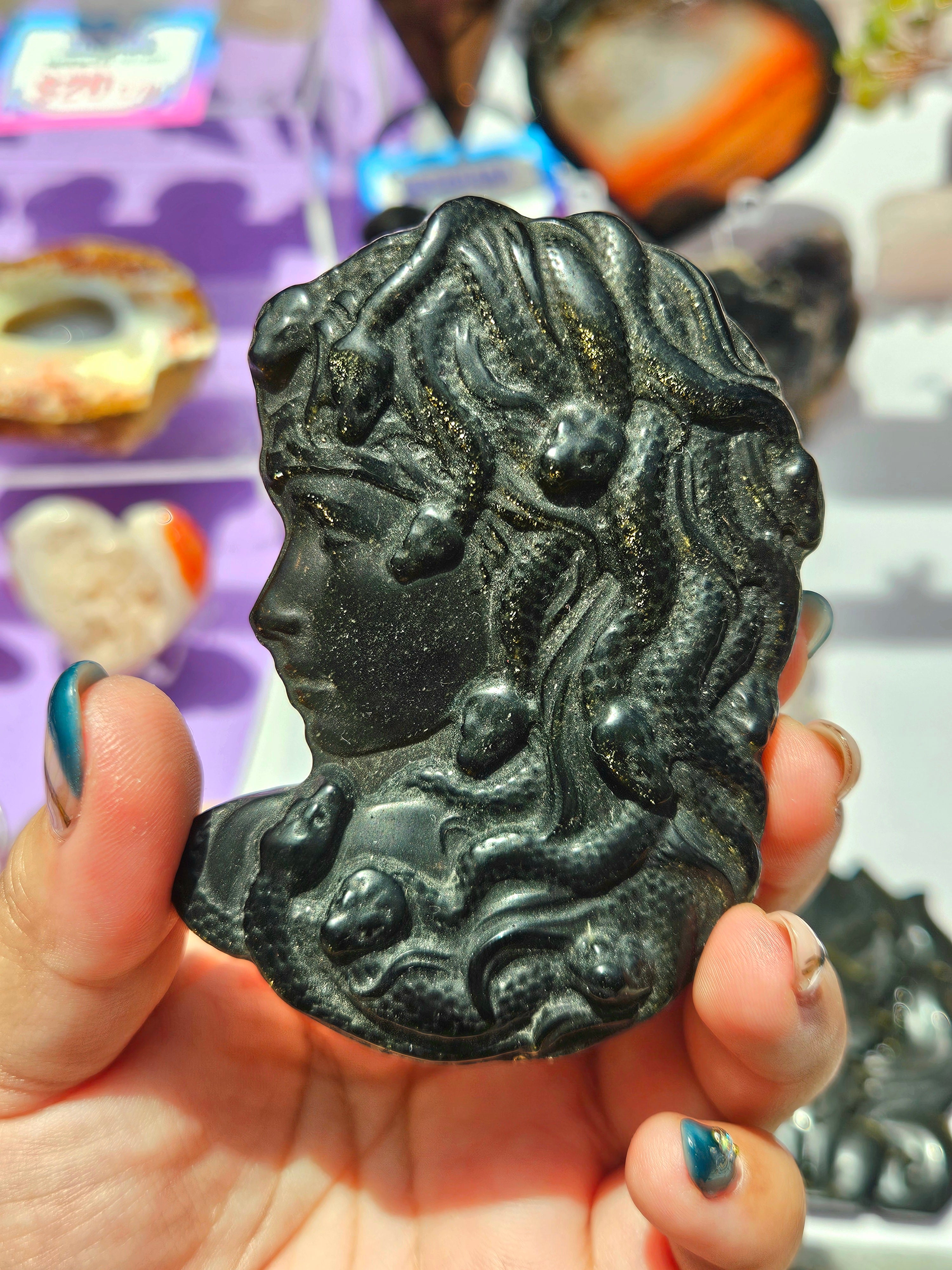 Medusa Obsidiana Golden Sheen