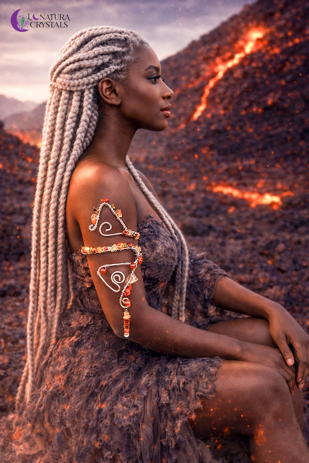 Cuff • Portal Fénix | Pieza 1 | Joyería Artesanal Ritualizada