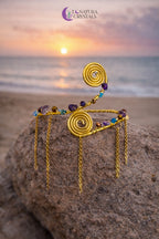 Portal Calma | Cuff de Brazo | Joyería Artesanal Ritualizada