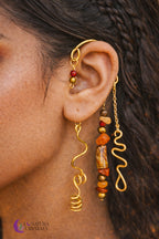 Portal Fénix • Pieza 4 | Cuffs de Orejas | Joyería Artesanal Ritualizada