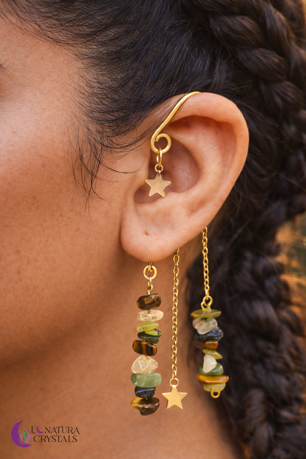 Ear Cuffs • Portal Abundancia | Pieza 5 | Joyería Artesanal Ritualizada • Set de 2