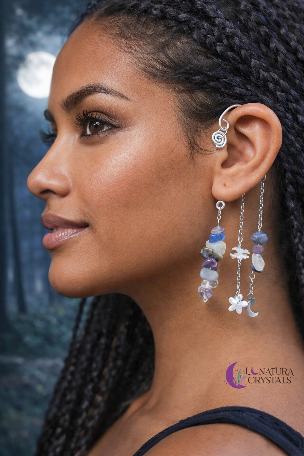 Ear Cuffs • Portal Calma | Pieza 5 | Joyería Artesanal Ritualizada • Set de 2