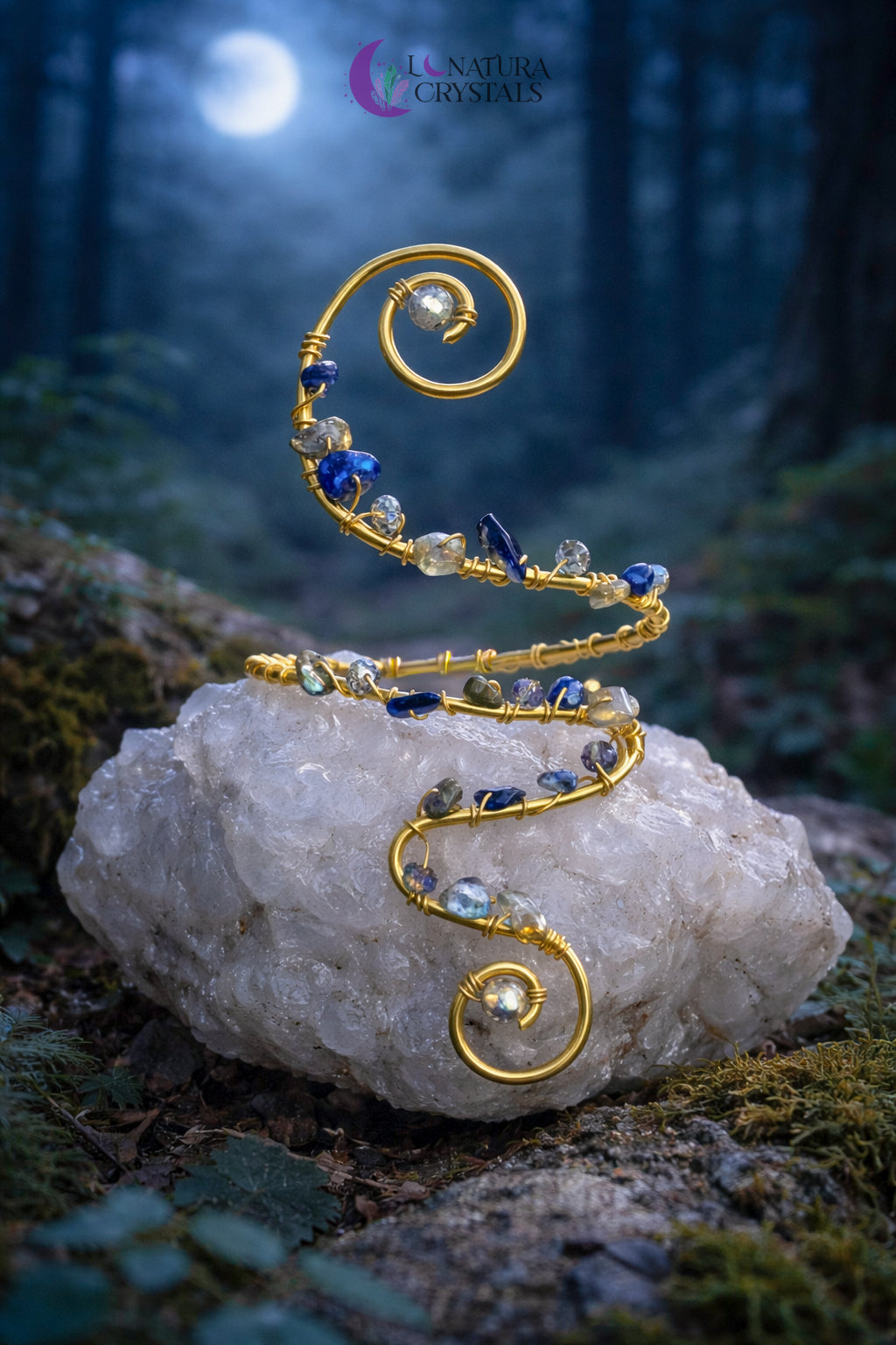 Portal Protección • Pieza 4 | Cuff de Brazo | Joyería Artesanal Ritualizada